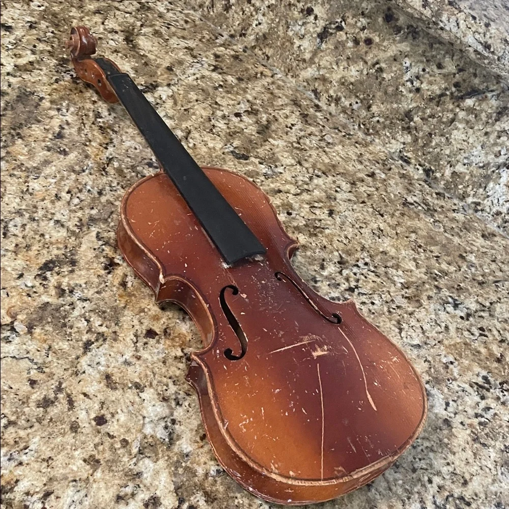 Stradivarius Rustic Brown Violin ~ Label inside - Picture 1 of 13